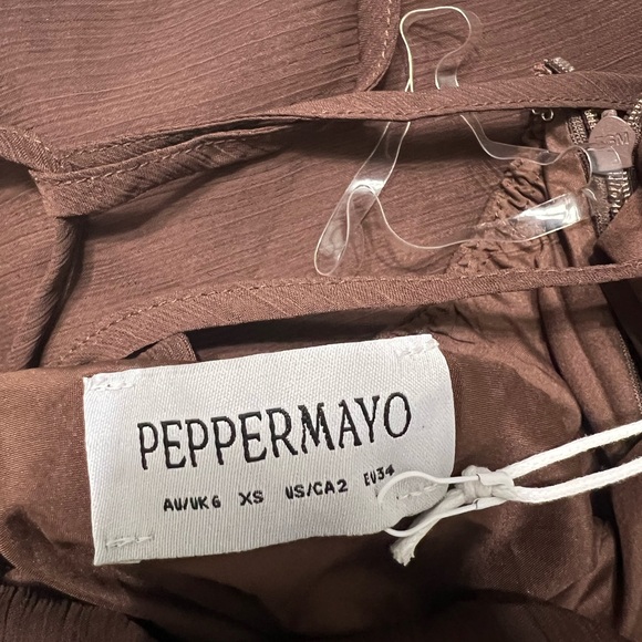 Peppermayo Brown Halter Maxi Dress - Picture 4 of 4